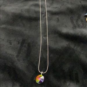 Necklace with Swarovski crystal